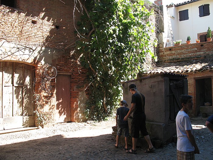 La cour avant